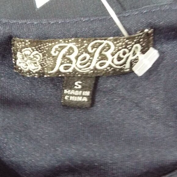 BeBop Slip Lined Elastic Waist Round Neck Sleeveless Aztec Print Dress - Small - Picture 12 of 12